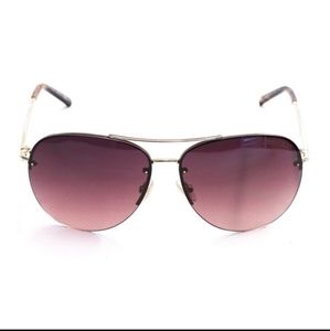 Jimmy Choo Fran/s brow bar aviator sunglasses